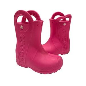 Crocs C9 Slip On Rain Boots Waterproof Lightweight Toddler Size 9